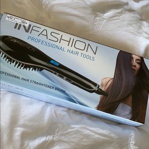 InFashion Professional Hair Straightener Brush